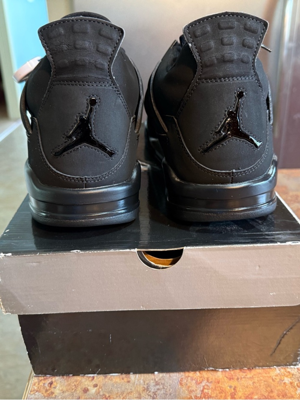 2006 Jordan 4 black cats OG All package with box and “The Shot” poster - Picture 4 of 9